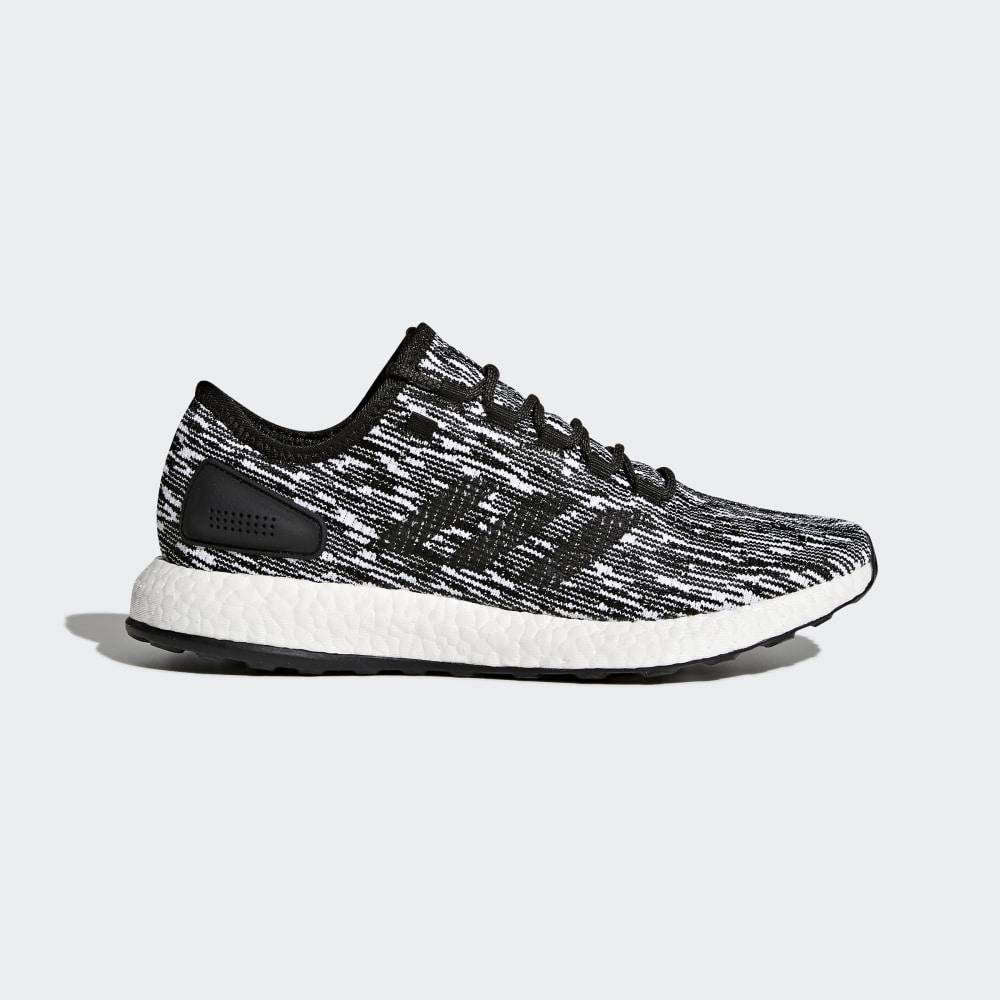 Adidasi Alergare Adidas Pureboost Barbati Romania - Negrii/Albi BB6280